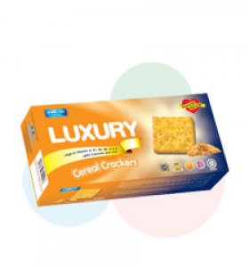 Luxury Cereal Crackers - 18.5g x 8 sachets x 24 boxes