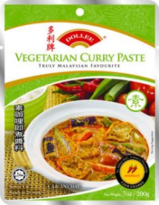 Vegetarian Curry Paste (Suitable for Vegetarians) - 200g x 12 packet x 4 outers