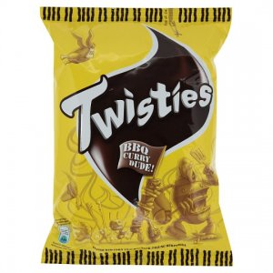 Twisties BBQ Curry Dude! Corn Snacks 65g