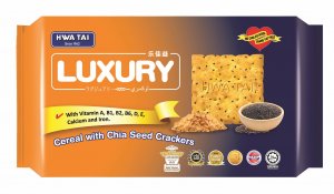 Luxury Chia Seed Crackers - 18.5g x 12 sachets x 24 packets