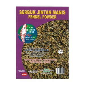 Parrot Curry Powder (Cap Burung Nuri) - Fennel Powder (Serbuck Jintan Manis)