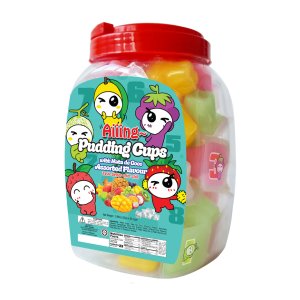 Aiiing Pudding - Mini Coconut Pudding Cup (with Nata de Coco) - Assorted