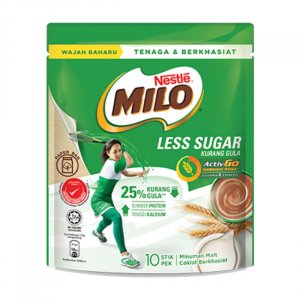 Milo Less Sugar (27g x 10s x 16 pkts)