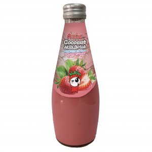Aiiing Coconut Milk with Nata De Coco - Strawberry