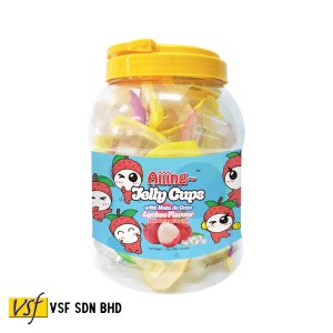 Aiiing Jelly - Mini Coconut Jelly Cup (with Nata de Coco) - Lychee - 35g x 40 pcs x 6 jars